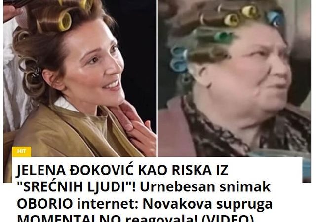 JELENA ĐOKOVIĆ KAO RISKA IZ “SREĆNIH LJUDI”! Urnebesan snimak OBORIO internet: Novakova supruga MOMENTALNO reagovala! (VIDEO)