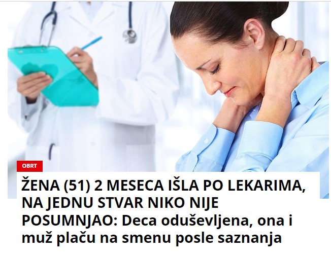 ŽENA (51) 2 MESECA IŠLA PO LEKARIMA, NA JEDNU STVAR NIKO NIJE POSUMNJAO: Deca oduševljena, ona i muž plaču na smenu posle saznanja