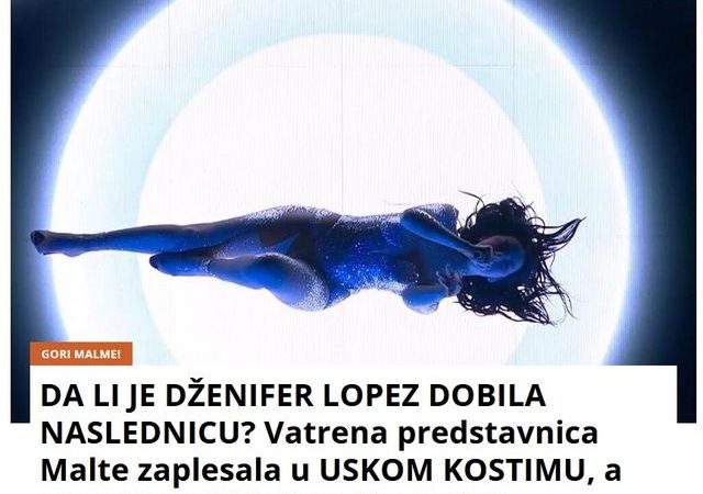 DA LI JE DŽENIFER LOPEZ DOBILA NASLEDNICU? Vatrena predstavnica Malte zaplesala u USKOM KOSTIMU, a plesači poskidali majice VIDEO