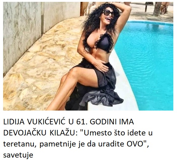 LIDIJA VUKIĆEVIĆ U 61. GODINI IMA DEVOJAČKU KILAŽU: “Umesto što idete u teretanu, pametnije je da uradite OVO”, savetuje