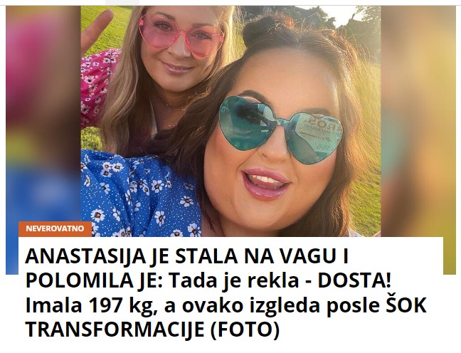 ANASTASIJA JE STALA NA VAGU I POLOMILA JE: Tada je rekla – DOSTA! Imala 197 kg, a ovako izgleda posle ŠOK TRANSFORMACIJE (FOTO)