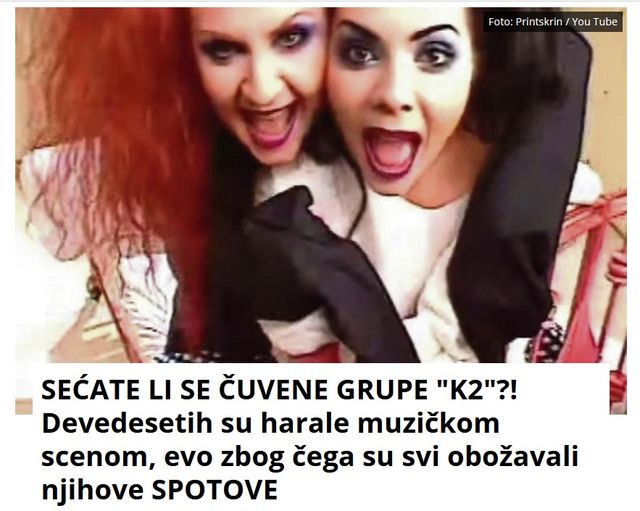 SEĆATE LI SE ČUVENE GRUPE “K2”?! Devedesetih su harale muzičkom scenom, evo zbog čega su svi obožavali njihove SPOTOVE