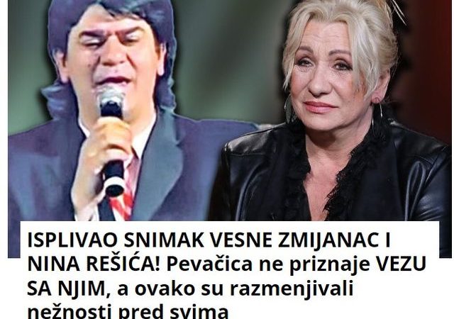 ISPLIVAO SNIMAK VESNE ZMIJANAC I NINA REŠIĆA! Pevačica ne priznaje VEZU SA NJIM, a ovako su razmenjivali nežnosti pred svima