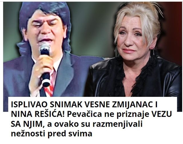 ISPLIVAO SNIMAK VESNE ZMIJANAC I NINA REŠIĆA! Pevačica ne priznaje VEZU SA NJIM, a ovako su razmenjivali nežnosti pred svima