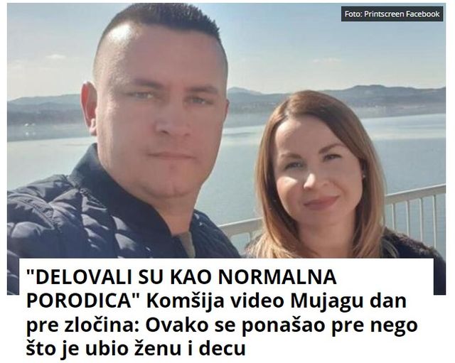 “DELOVALI SU KAO NORMALNA PORODICA” Komšija video Mujagu dan pre zločina: Ovako se ponašao pre nego što je ubio ženu i decu