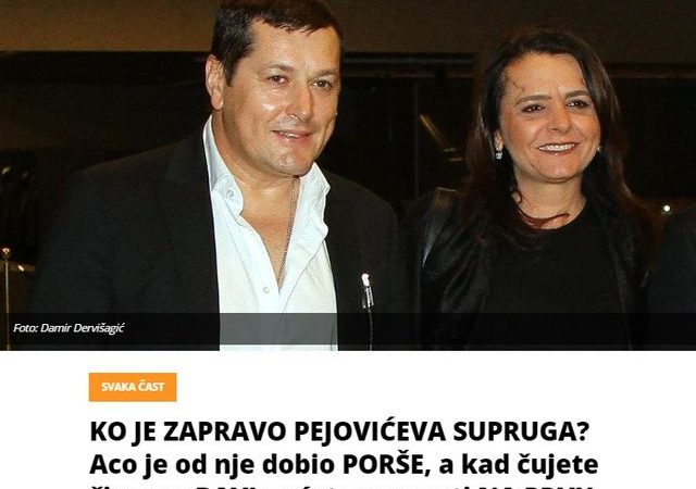 KO JE ZAPRAVO PEJOVIĆEVA SUPRUGA? Aco je od nje dobio PORŠE, a kad čujete čime se BAVI nećete verovati NA PRVU