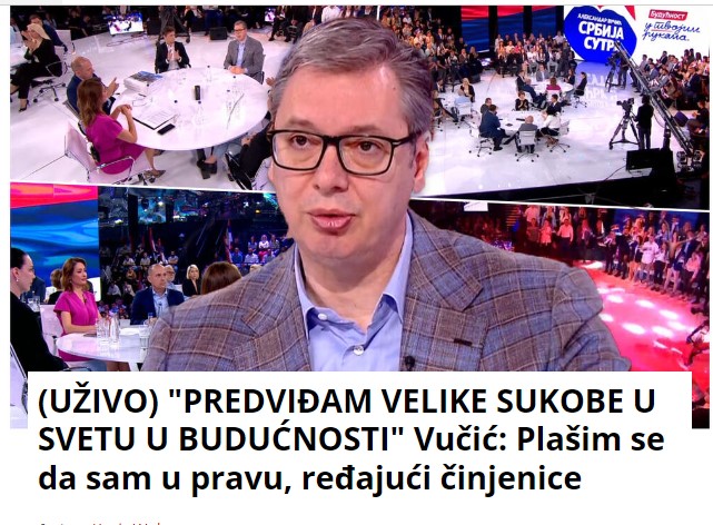 “POKAZALI SMO KAKO SE BRANI TROBOJKA, A SADA DA SE OKRENEMO RAZVOJU” Vučić: Slede teška vremena, važno je da smo UJEDINJENI