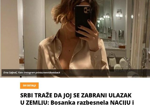 SRBI TRAŽE DA JOJ SE ZABRANI ULAZAK U ZEMLJU: Bosanka razbesnela NACIJU i to dok se VRAĆALA iz…