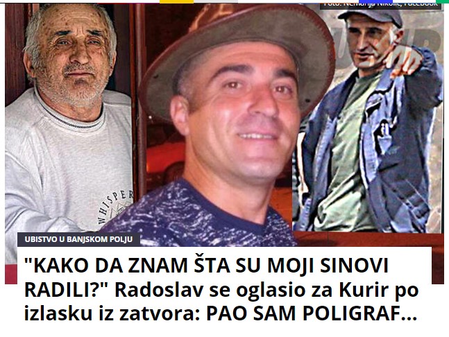 “KAKO DA ZNAM ŠTA SU MOJI SINOVI RADILI?” Radoslav se oglasio za Kurir po izlasku iz zatvora: PAO SAM POLIGRAF…