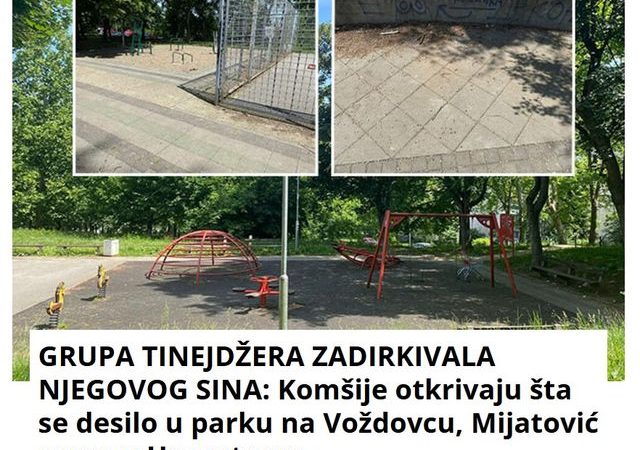 GRUPA TINEJDŽERA ZADIRKIVALA NJEGOVOG SINA: Komšije otkrivaju šta se desilo u parku na Voždovcu, Mijatović umro u Urgentnom