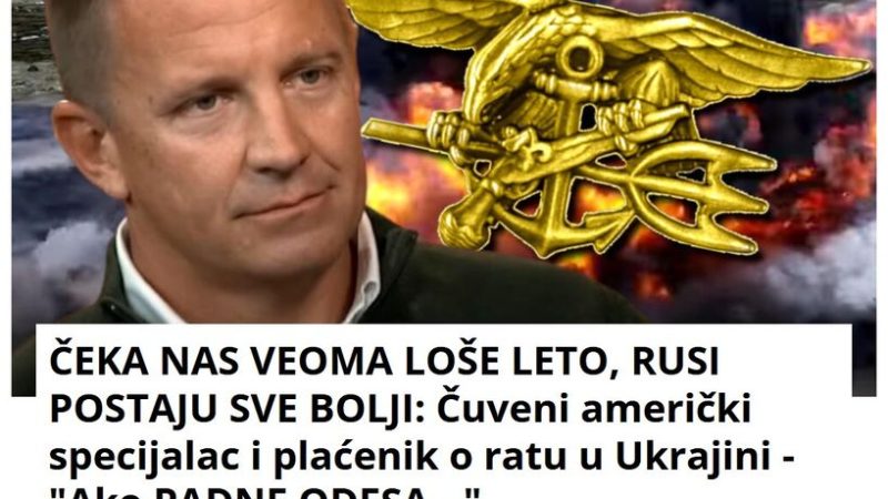 ČEKA NAS VEOMA LOŠE LETO, RUSI POSTAJU SVE BOLJI: Čuveni američki specijalac i plaćenik o ratu u Ukrajini – “Ako PADNE ODESA…”