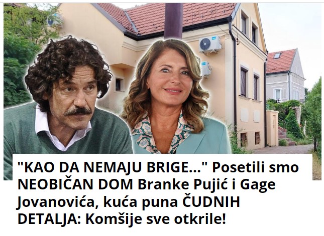 “KAO DA NEMAJU BRIGE…” Posetili smo NEOBIČAN DOM Branke Pujić i Gage Jovanovića, kuća puna ČUDNIH DETALJA: Komšije sve otkrile!