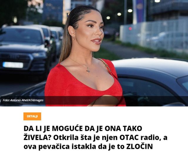 DA LI JE MOGUĆE DA JE ONA TAKO ŽIVELA? Otkrila šta je njen OTAC radio, a ova pevačica istakla da je to ZLOČIN