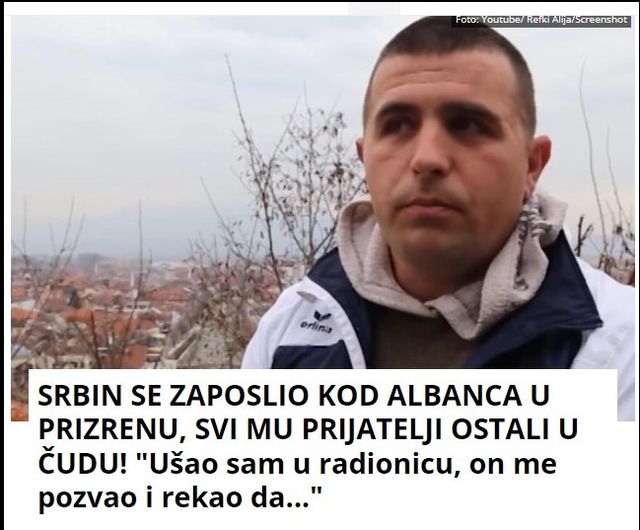 SRBIN SE ZAPOSLIO KOD ALBANCA U PRIZRENU, SVI MU PRIJATELJI OSTALI U ČUDU! “Ušao sam u radionicu, on me pozvao i rekao da…”