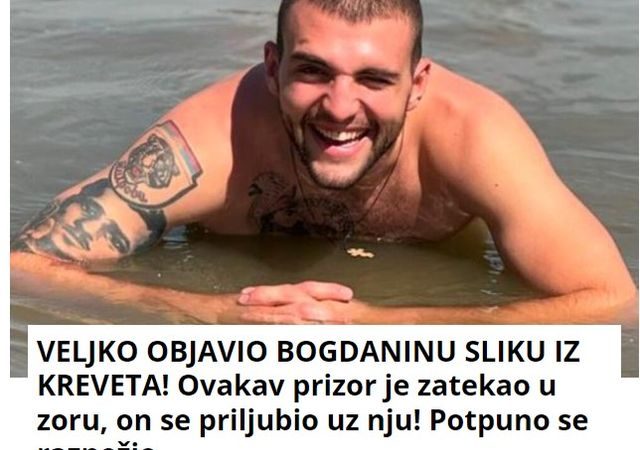 VELJKO OBJAVIO BOGDANINU SLIKU IZ KREVETA! Ovakav prizor zatekao u zoru, on se priljubio uz nju! Poručio – SLAVA BOGU