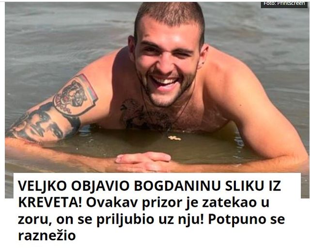 VELJKO OBJAVIO BOGDANINU SLIKU IZ KREVETA! Ovakav prizor zatekao u zoru, on se priljubio uz nju! Poručio – SLAVA BOGU