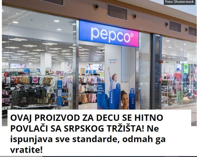 OVAJ PROIZVOD ZA DECU SE HITNO POVLAČI SA SRPSKOG TRŽIŠTA! Ne ispunjava sve standarde, odmah ga vratite!