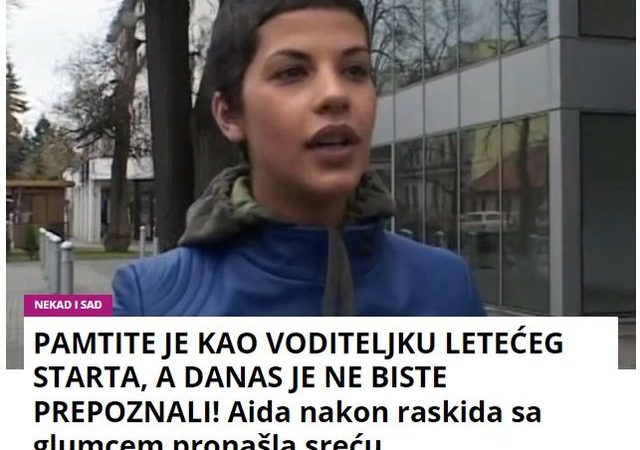 PAMTITE JE KAO VODITELJKU LETEĆEG STARTA, A DANAS JE NE BISTE PREPOZNALI! Aida nakon raskida sa glumcem pronašla sreću