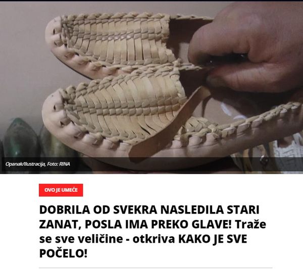 DOBRILA OD SVEKRA NASLEDILA STARI ZANAT, POSLA IMA PREKO GLAVE! Traže se sve veličine – otkriva KAKO JE SVE POČELO!