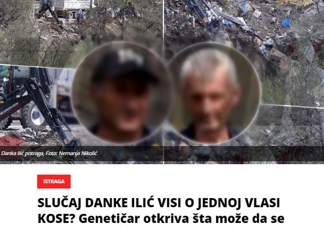 SLUČAJ DANKE ILIĆ VISI O JEDNOJ VLASI KOSE? Genetičar otkriva šta može da se sazna iz nje, od ovoga sve zavisi