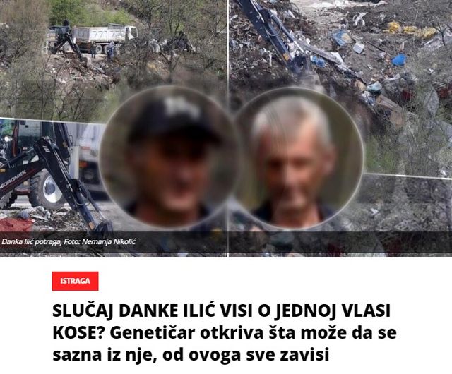 SLUČAJ DANKE ILIĆ VISI O JEDNOJ VLASI KOSE? Genetičar otkriva šta može da se sazna iz nje, od ovoga sve zavisi