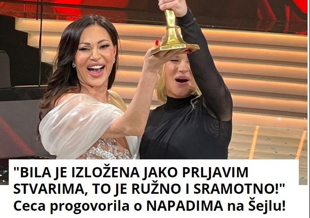 “BILA JE IZLOŽENA JAKO PRLJAVIM STVARIMA, TO JE RUŽNO I SRAMOTNO!” Ceca progovorila o NAPADIMA na Šejlu!