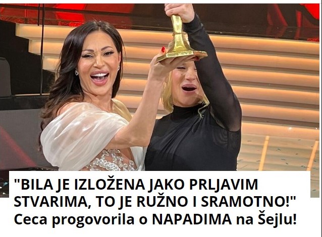 “BILA JE IZLOŽENA JAKO PRLJAVIM STVARIMA, TO JE RUŽNO I SRAMOTNO!” Ceca progovorila o NAPADIMA na Šejlu!