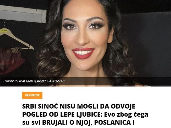 SRBI SINOĆ NISU MOGLI DA ODVOJE POGLED OD LEPE LJUBICE: Evo zbog čega su svi BRUJALI O NJOJ, POSLANICA i DIVA