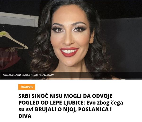 SRBI SINOĆ NISU MOGLI DA ODVOJE POGLED OD LEPE LJUBICE: Evo zbog čega su svi BRUJALI O NJOJ, POSLANICA i DIVA