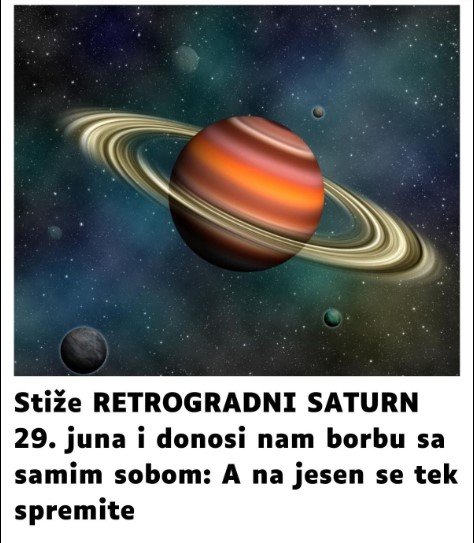 Stiže nam retrogradni Saturn 29. juna, s njim i karmičke lekcije: Evo kako će delovati na sve znake, oni mogu procvetati