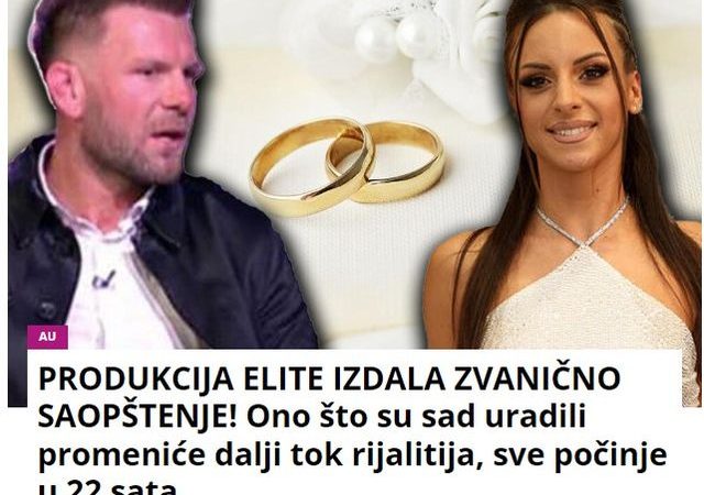 PRODUKCIJA ELITE IZDALA ZVANIČNO SAOPŠTENJE! Ono što su sad uradili promeniće dalji tok rijalitija, sve počinje u 22 sata