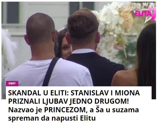 SKANDAL U ELITI: STANISLAV I MIONA PRIZNALI LJUBAV JEDNO DRUGOM! Nazvao je PRINCEZOM, a Ša u suzama spreman da napusti Elitu