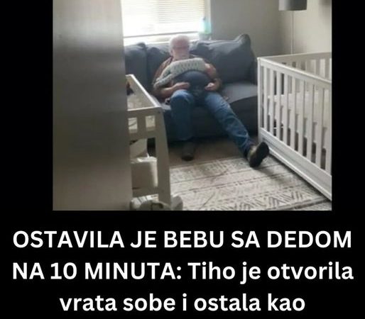 OSTAVILA JE BEBU SA DED0M NA 10 MINUTA: