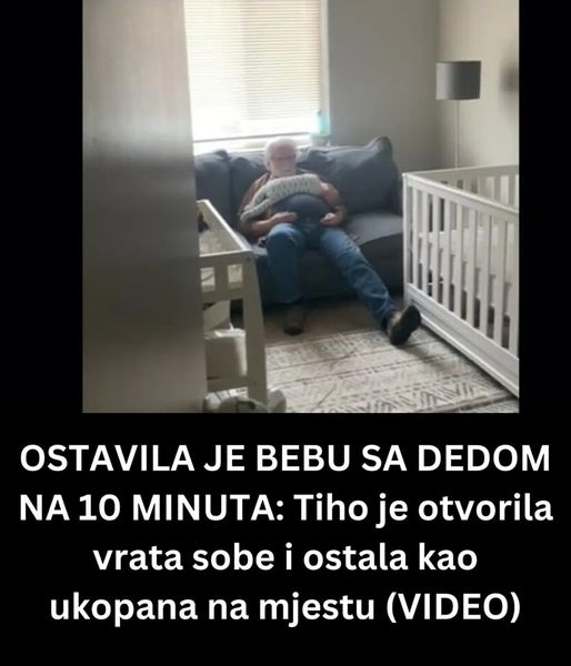 OSTAVILA JE BEBU SA DED0M NA 10 MINUTA: