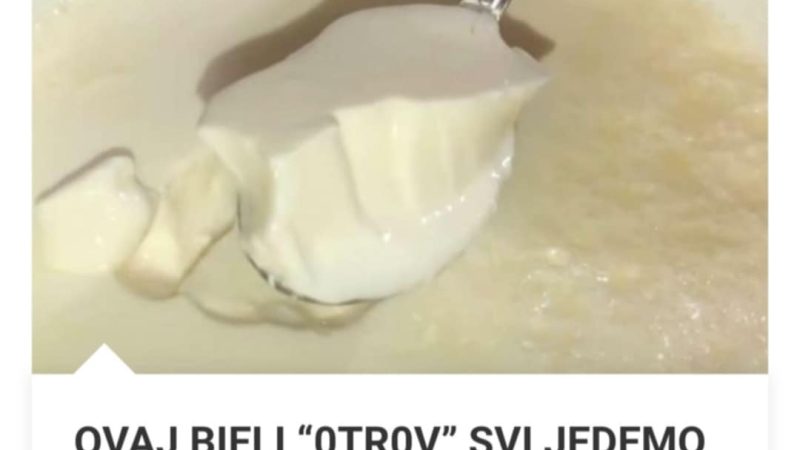 OVAJ BIELI “0TR0V” SVI JEDEMO, A G0RI JE OD SLATKIŠA