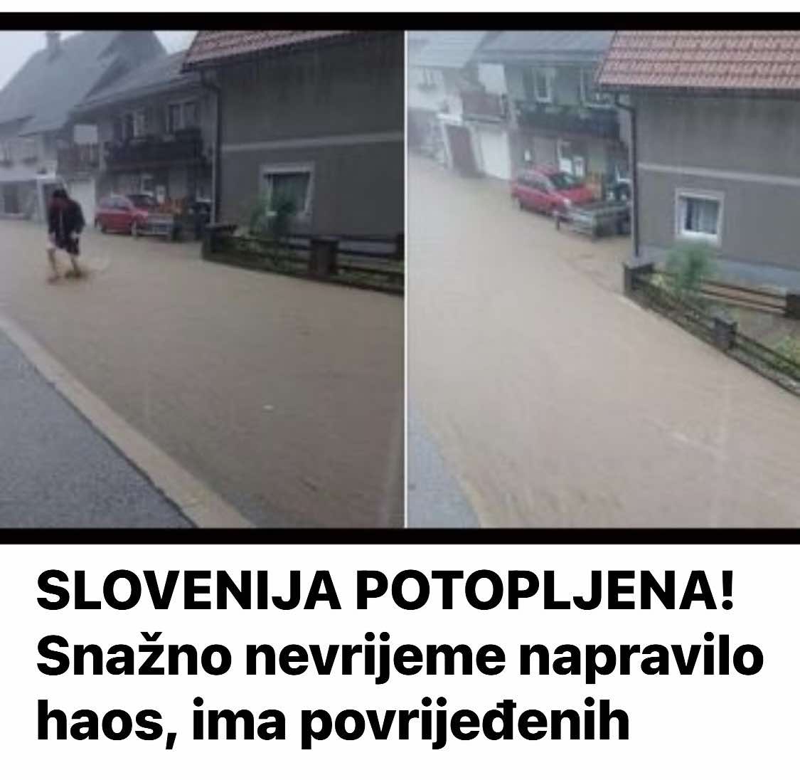 SL0VENIJA P0TOPLJENA! Snažno Nevrijeme Napravilo Haos, Ima Povrijeđenih