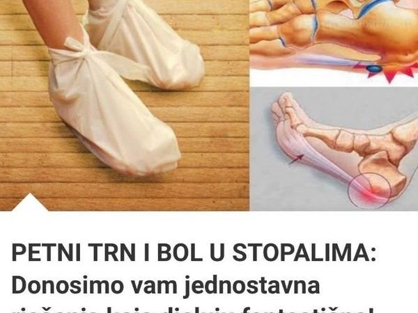 PETNI TRN I BOL U STOPALIMA: Donosimo Vam Jednostavna Rješenja Koja Djeluju Fantastično