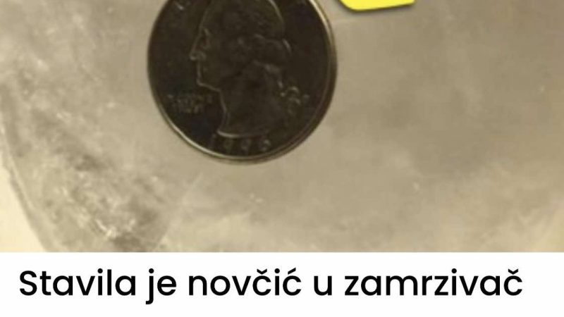 Stavila Je Novčić U Zamrzivač Prije Nego Je Napustila Kuću