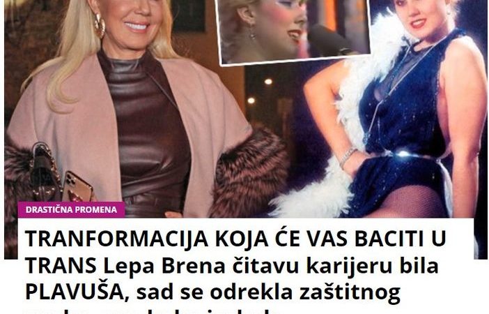 TRANFORMACIJA KOJA ĆE VAS BACITI U TRANS Lepa Brena čitavu karijeru bila PLAVUŠA, sad se odrekla zaštitnog znaka, evo kako izgleda