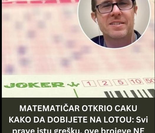 MATEMATIČAR OTKRIO CAKU KAKO DA DOBIJETE NA LOTOU: Svi prave istu grešku, ove brojeve NE TREBA IGRATI! Evo kako ste bliže LUTRIJI