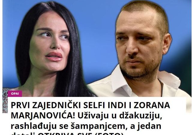 PRVI ZAJEDNIČKI SELFI INDI I ZORANA MARJANOVIĆA! Uživaju u džakuziju, rashlađuju se šampanjcem, a jedan detalj OTKRIVA SVE (FOTO)