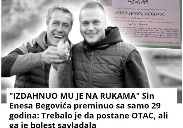 “IZDAHNUO MU JE NA RUKAMA” Sin Enesa Begovića preminuo sa samo 29 godina: Trebalo je da postane OTAC, ali ga je bolest savladala