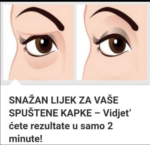 Podignite spuštene kapke