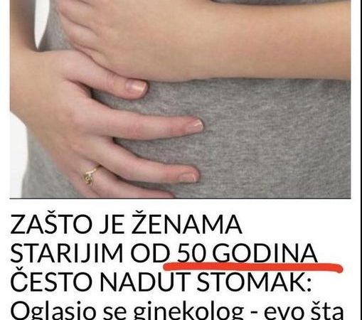 AKO VAM JE ČESTO NADUT STOMAK, OVO MORATE URADITI: Evo kako da se brzo oslobodite bolova i gasova