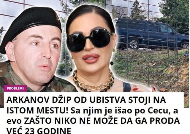 ARKANOV DŽIP OD UBISTVA STOJI NA ISTOM MESTU! Sa njim je išao po Cecu, a evo ZAŠTO NIKO NE MOŽE DA GA PRODA VEĆ 23 GODINE