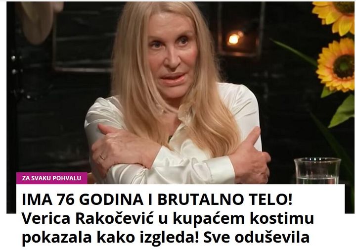 IMA 76 GODINA I BRUTALNO TELO! Verica Rakočević u kupaćem kostimu pokazala kako izgleda! Sve oduševila