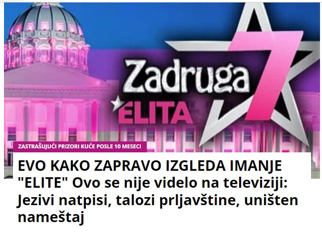 EVO KAKO ZAPRAVO IZGLEDA IMANJE “ELITE” Ovo se nije videlo na televiziji: Jezivi natpisi, talozi prljavštine, uništen nameštaj