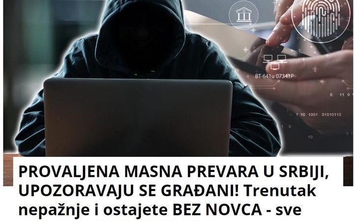 PROVALJENA MASNA PREVARA U SRBIJI, UPOZORAVAJU SE GRAĐANI! Trenutak nepažnje i ostajete BEZ NOVCA – sve počinje OVOM PORUKOM