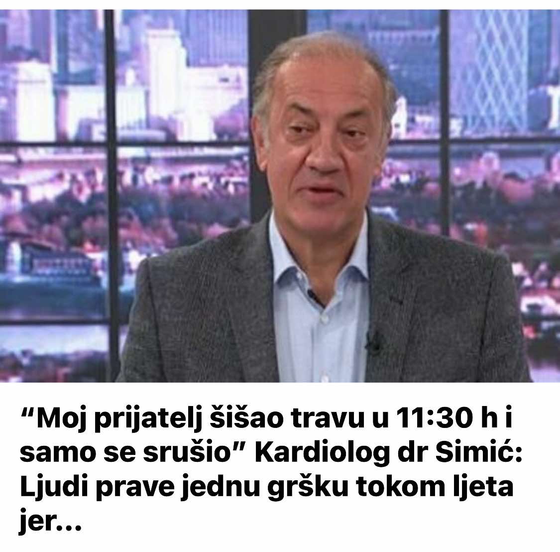 Ljudi prave jednu gršku tokom ljeta