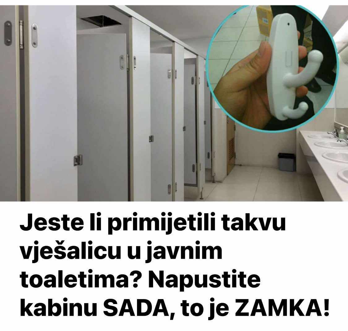 Jeste li primjetili takvu vješalicu u javnim toaletima?